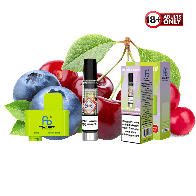 Fumot Big Puff Pod Blueberry Cherry Cranberry - günstig kaufen bei SwiftGoods4u