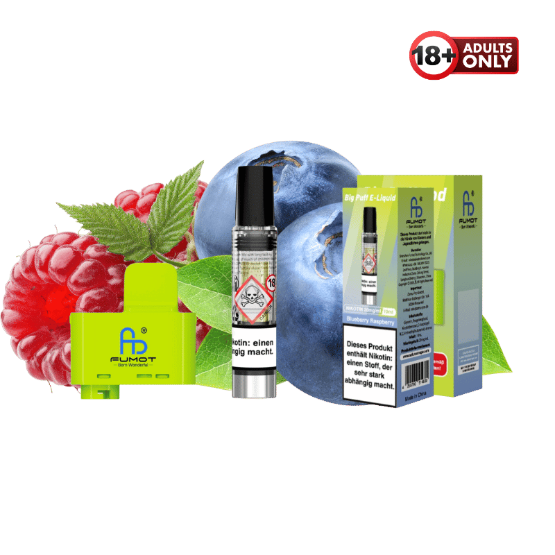 Fumot Big Puff Pod Blueberry Raspberry - günstig kaufen bei SwiftGoods4u
