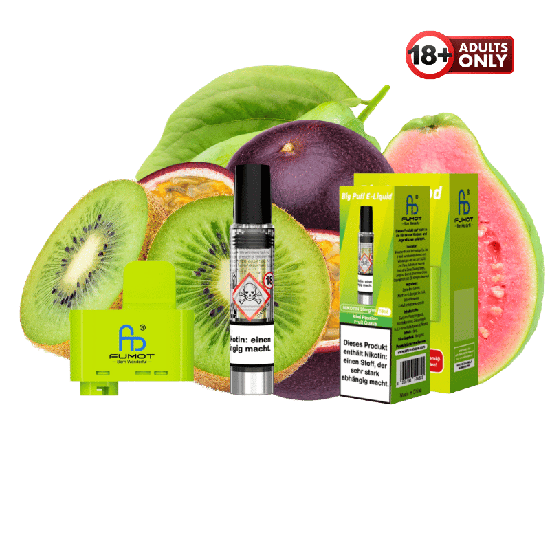 Fumot Big Puff Pod Kiwi Passion Fruit Guava - günstig kaufen bei SwiftGoods4u