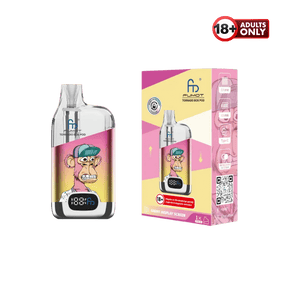 RandM Tornado Digital Box Vape Pod-Kit by Fumot Yellow Pink