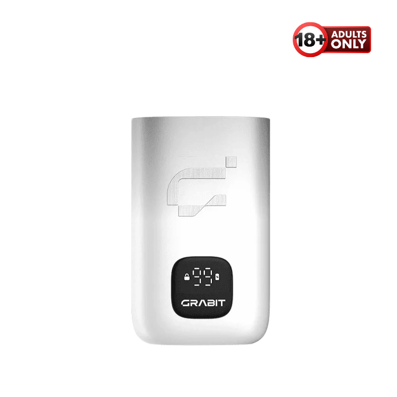 GrabIt Max Open Pod Kit Akku White Silver