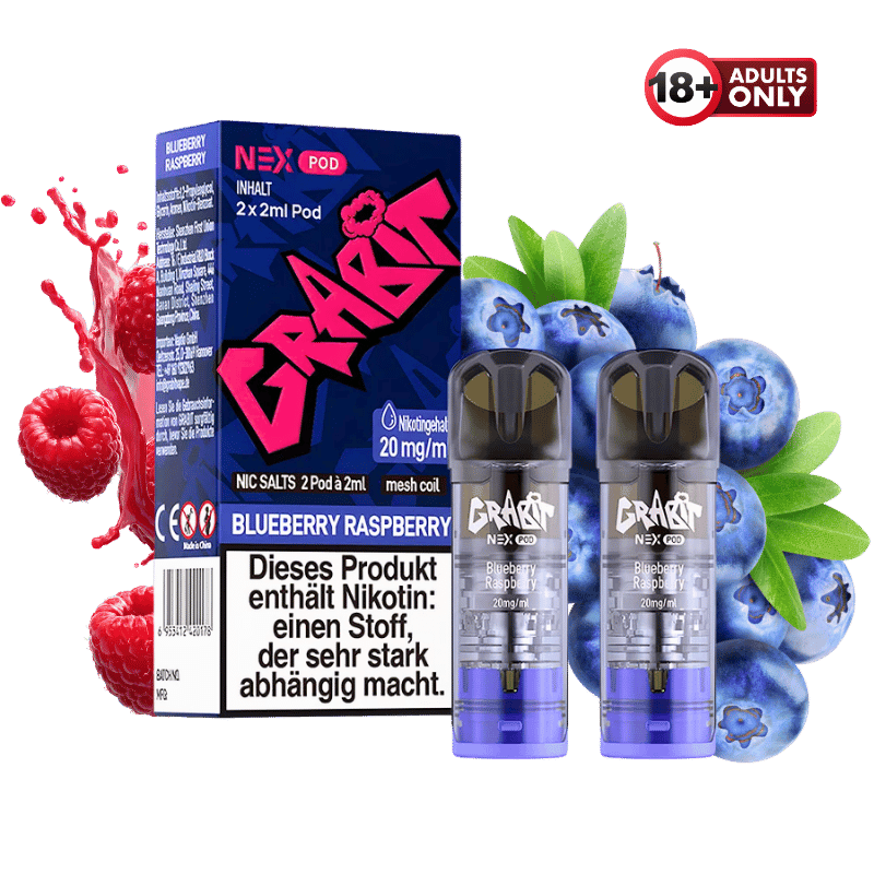 GrabIt Nex Pods Blueberry Raspberry - günstig kaufen bei SwiftGoods4u