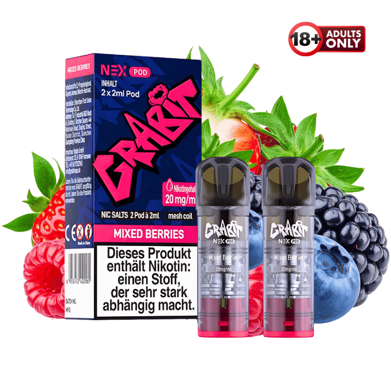 GrabIt Nex Pods Mixed Berries - günstig kaufen bei SwiftGoods4u