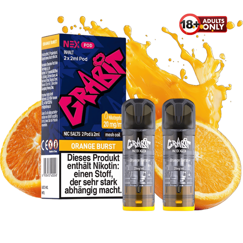 GrabIt Nex Pods Orange Burst - günstig kaufen bei SwiftGoods4u