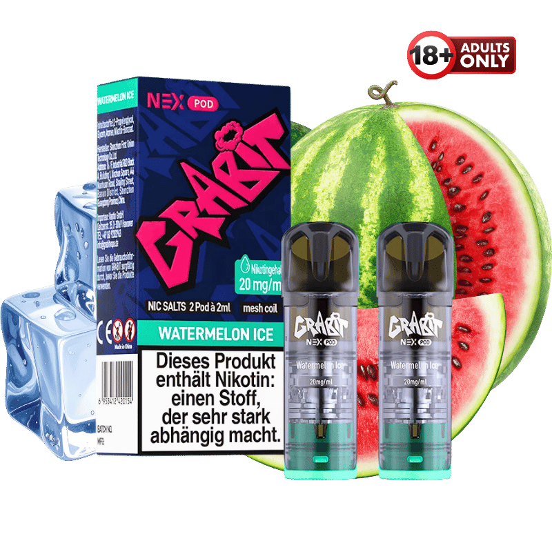 GrabIt Nex Pods Watermelon Ice - günstig kaufen bei SwiftGoods4u