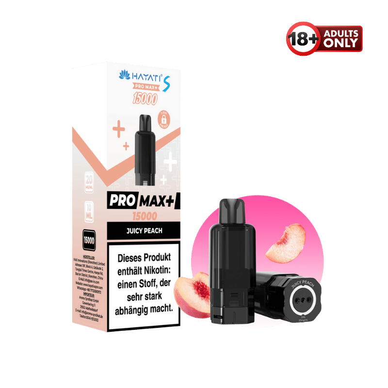 Hayati Pro Max+ 15000 Pod Juicy Peach - günstig kaufen bei SwiftGoods4u