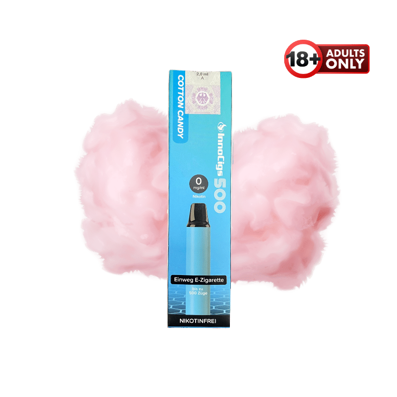 InnoCigs 500 Nikotinfrei Cotton Candy