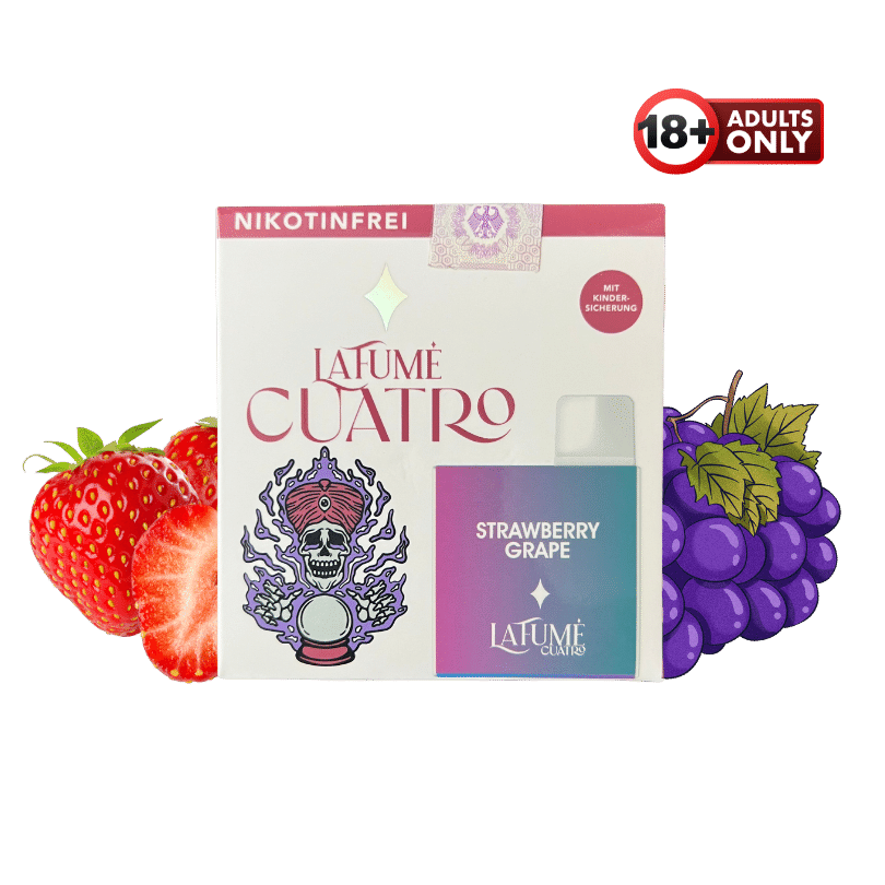 LaFume Cuatro Nikotinfrei Strawberry Grape