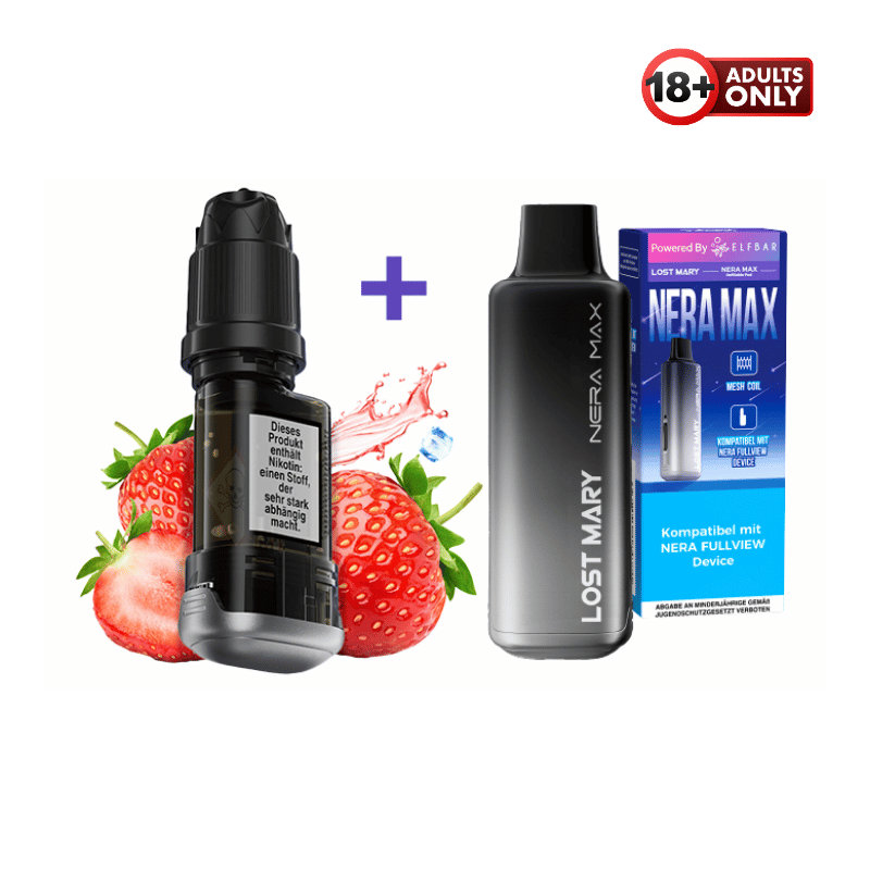 Lost Mary Nera Max Pod Strawberry Ice