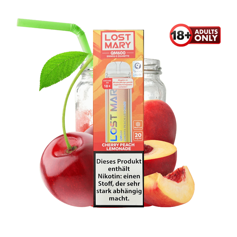 Lost Mary QM600 Cherry Peach Lemonade