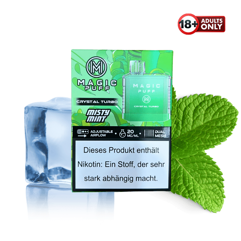 Magic Puff Crystal Turbo Misty Mint - günstig kaufen bei SwiftGoods4u