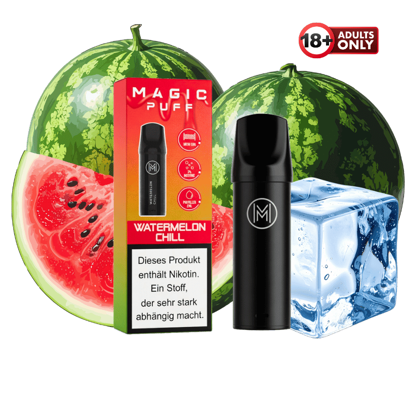 Magic Puff Watermelon Chill Pod - günstig kaufen bei SwiftGoods4u