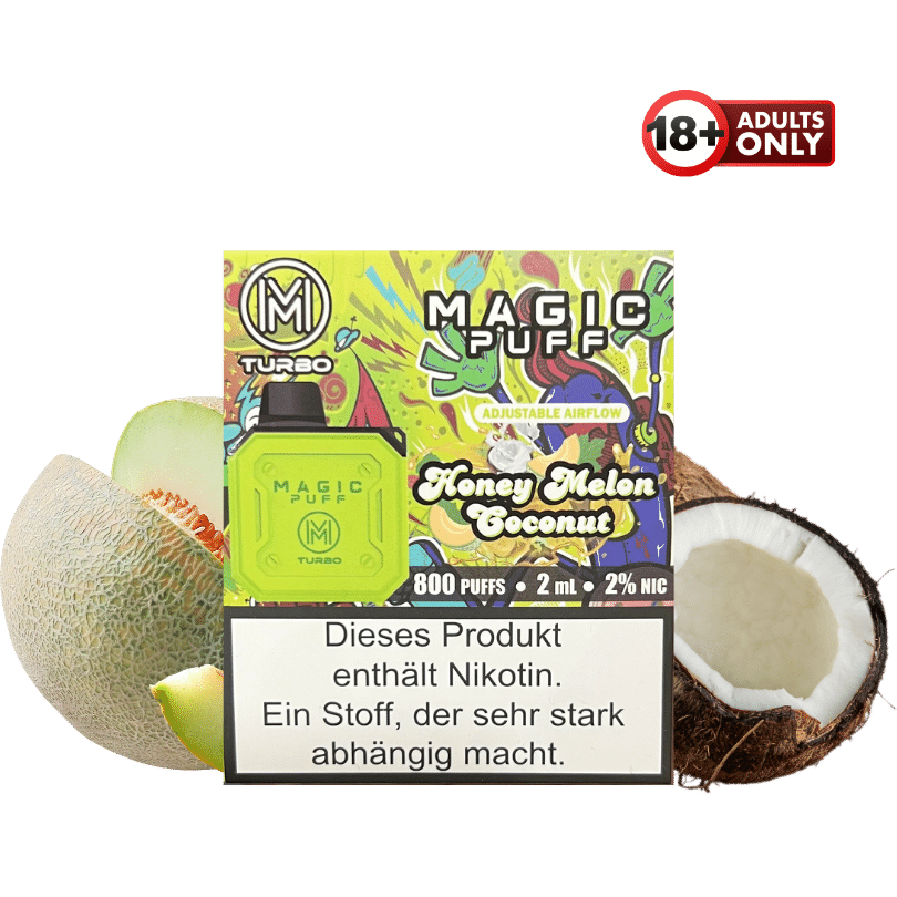 Magic Puff Turbo Honey Melon Coconut