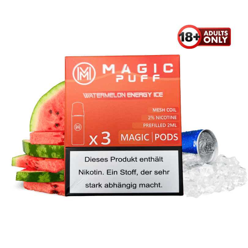 Magic Puff Watermelon Energy Ice Pods