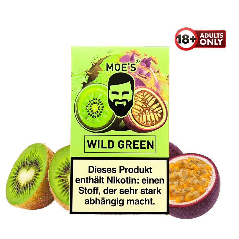 Moes Vape Wild Green Kiwi Maracuja