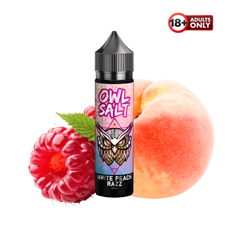 OWL Salt Longfill White Peach Razz Aroma