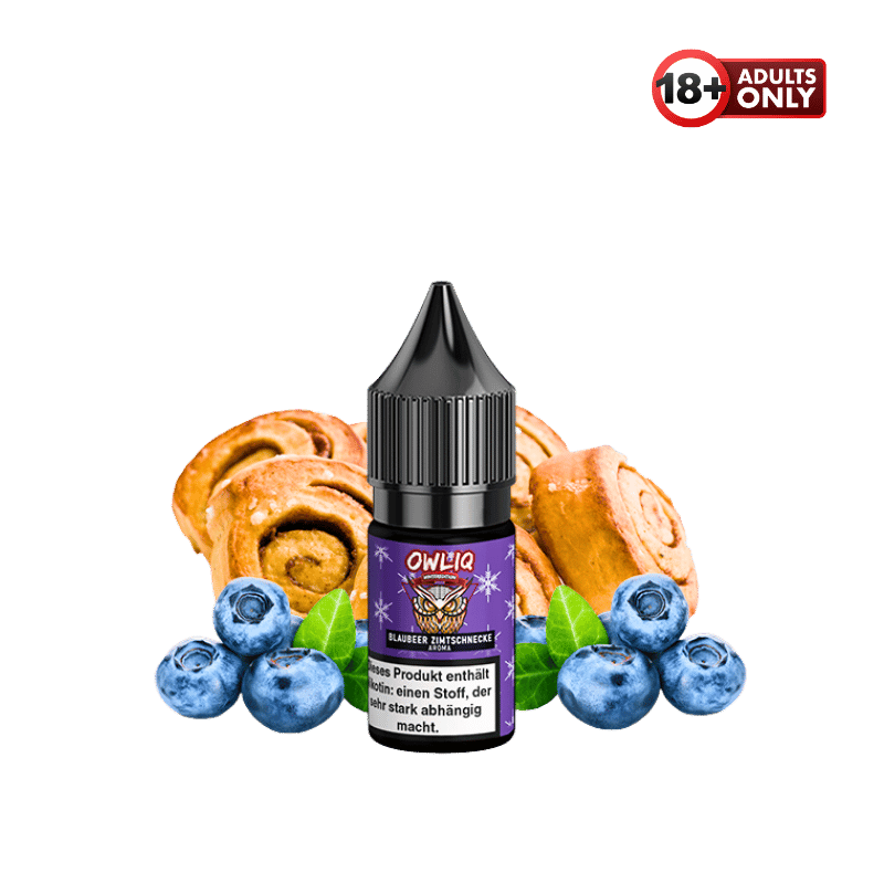 OWLIQ Blaubeer Zimtschnecke Liquid - günstig kaufen bei SwiftGoods4u