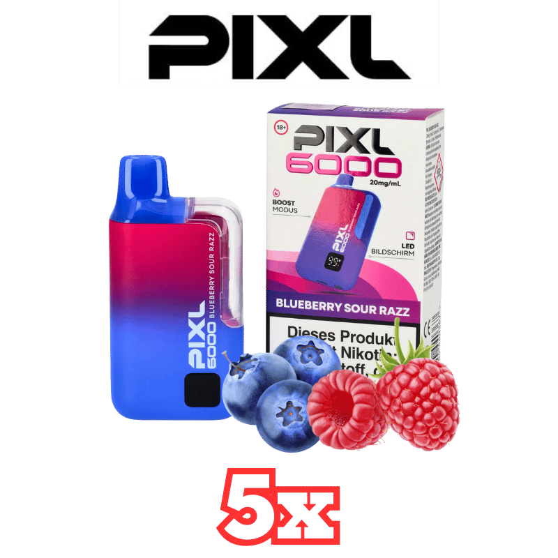 5x PIXL 6000 Kit Bundle - 12 Sorten - günstig kaufen bei SwiftGoods4u
