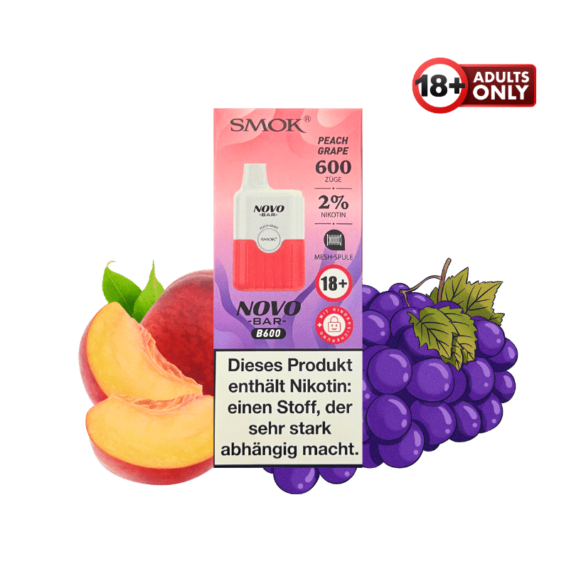 Smok Novo Bar Peach Grape B600