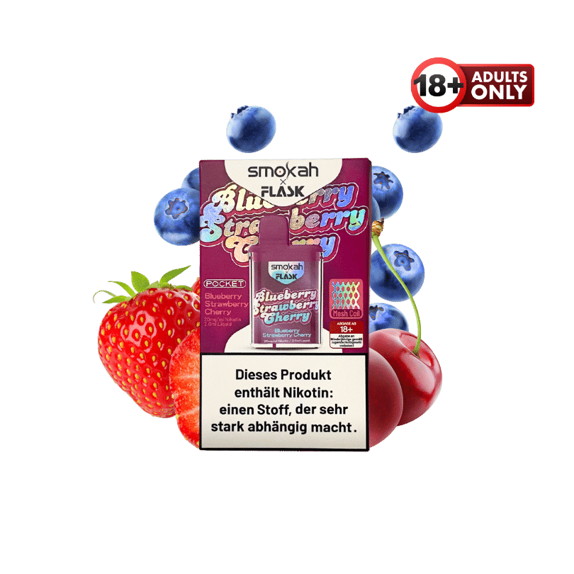 Smokah Pocket Blueberry Strawberry Cherry
