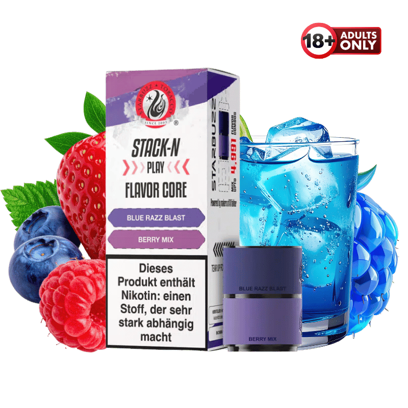 Starbuzz Stack - n Play Pods Blue Razz Blast & Berry Mix - günstig kaufen bei SwiftGoods4u