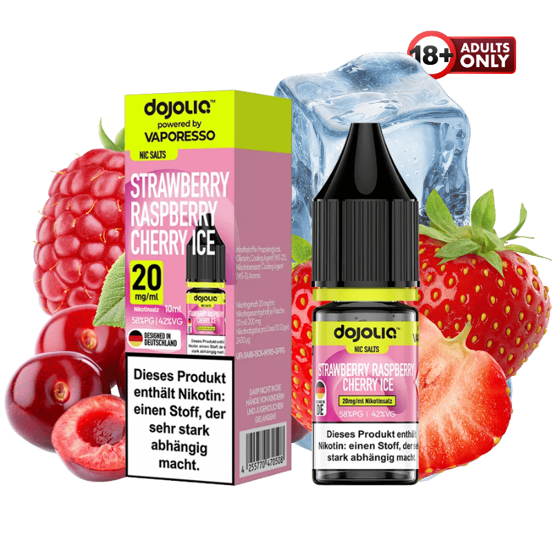 Vaporesso DojoLiq Strawberry Raspberry Cherry Ice - günstig kaufen bei SwiftGoods4u