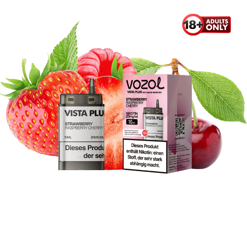 Vozol Vista Plug EZ Pod Strawberry Raspberry Cherry - günstig kaufen bei SwiftGoods4u