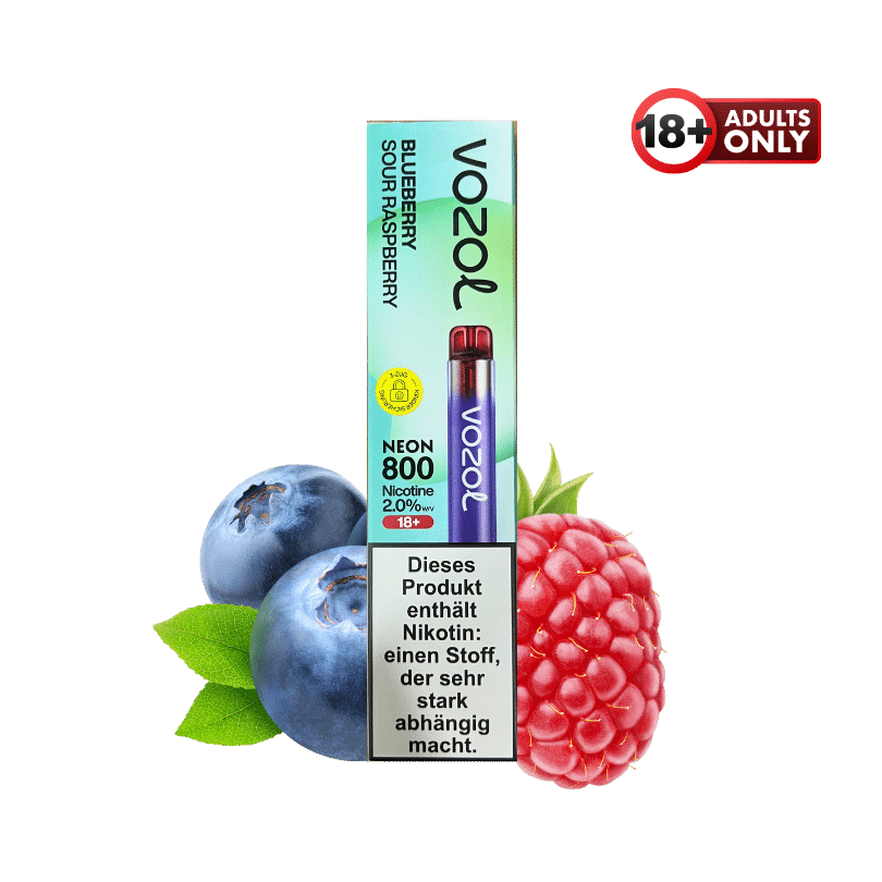 Vozol Neon 800 Blueberry Sour Raspberry