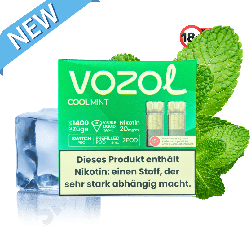 Vozol Pods Cool Mint Vape Ice