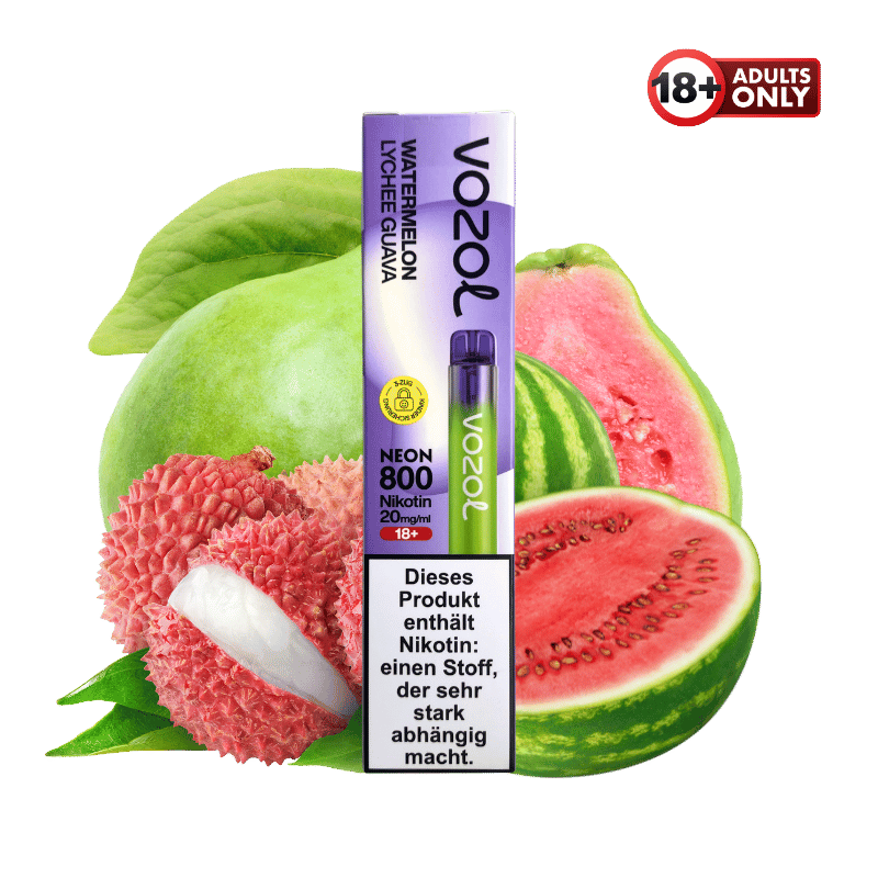 Vozol Neon 800 Watermelon Lychee Guava