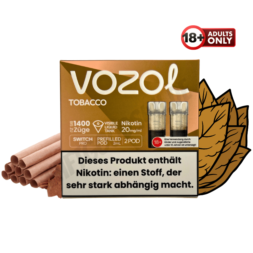 Vozol Pods Tobacco