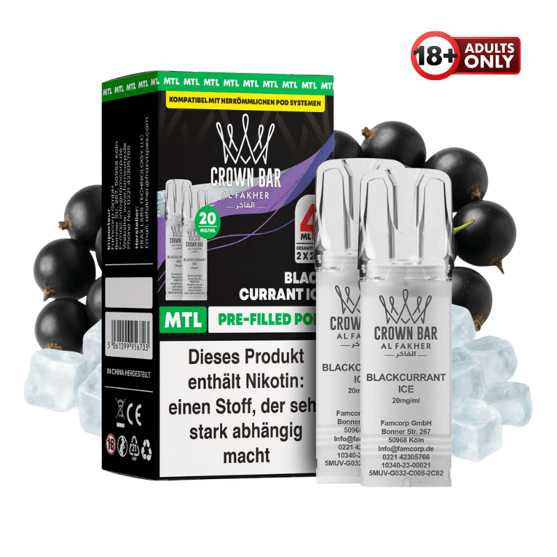 Al Fakher Pods Black Currant Ice - günstig kaufen bei SwiftGoods4u