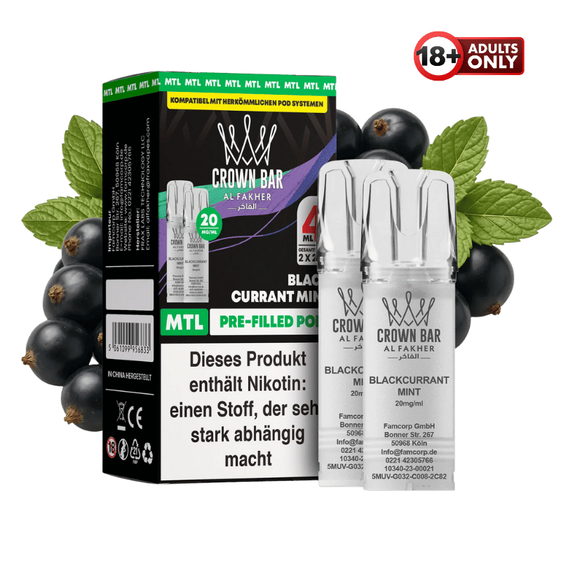 Al Fakher Pods Black Currant Mint - günstig kaufen bei SwiftGoods4u
