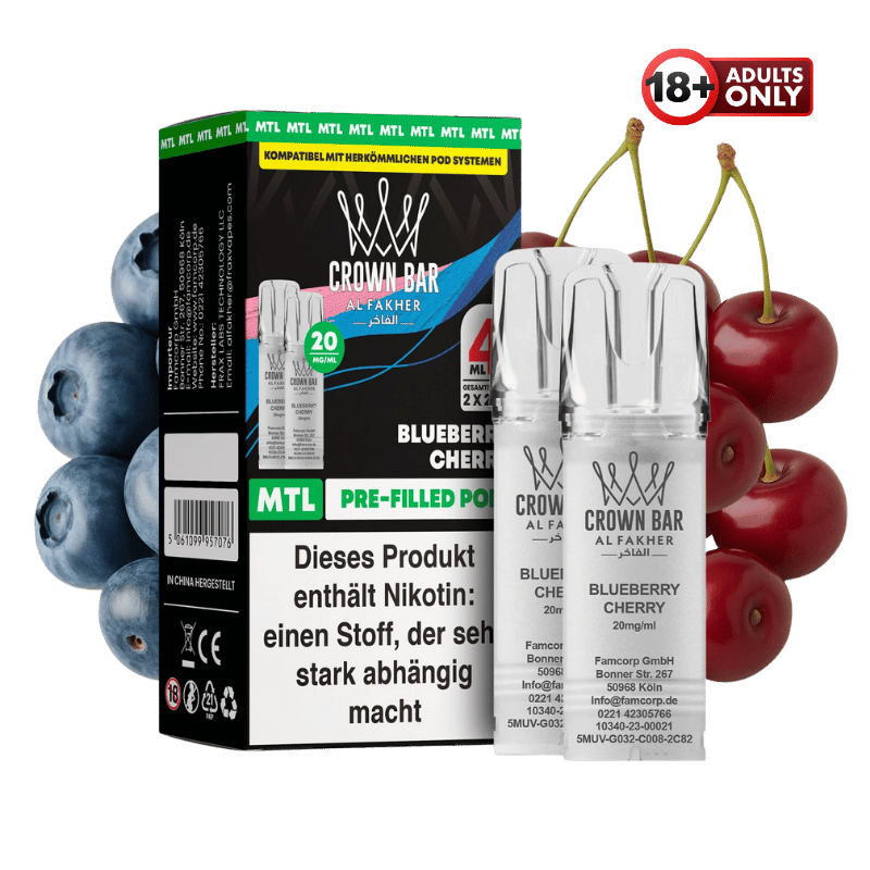 Al Fakher Pods Blueberry Cherry - günstig kaufen bei SwiftGoods4u