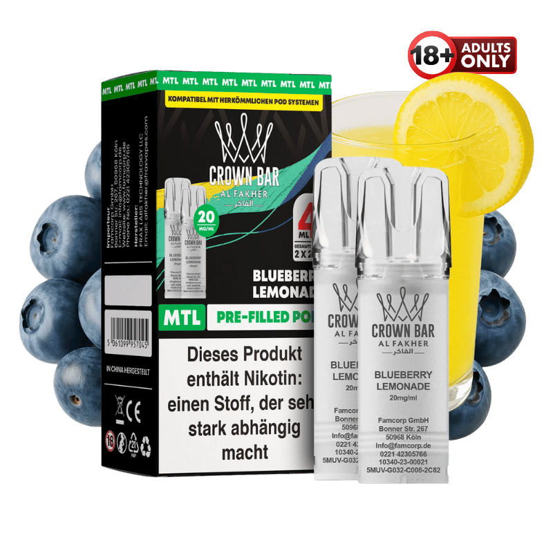 Al Fakher Pods Blueberry Lemonade - günstig kaufen bei SwiftGoods4u