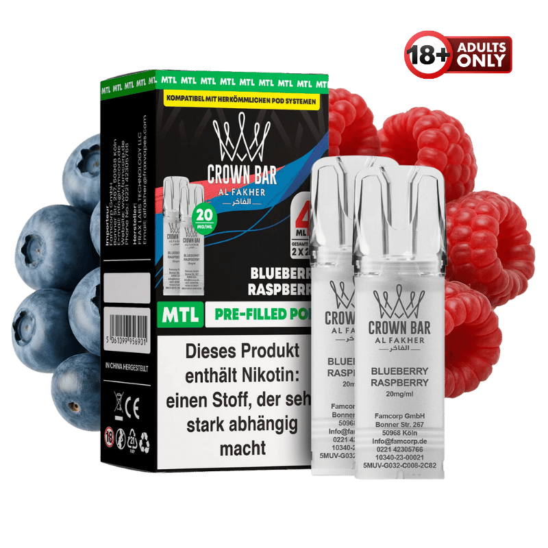 Al Fakher Pods Blueberry Raspberry - günstig kaufen bei SwiftGoods4u
