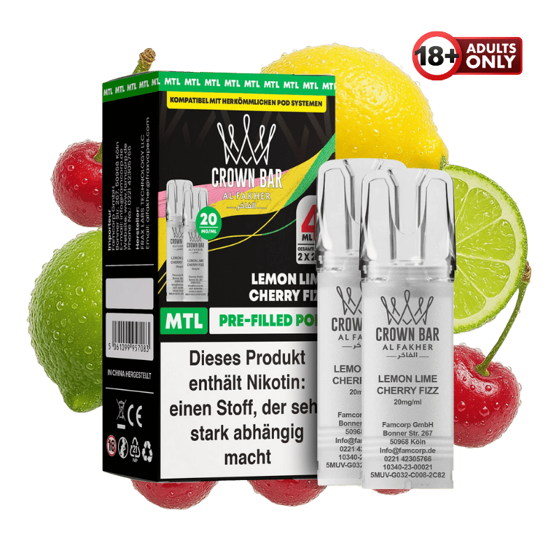 Al Fakher Pods Lemon Lime Cherry Fizz - günstig kaufen bei SwiftGoods4u