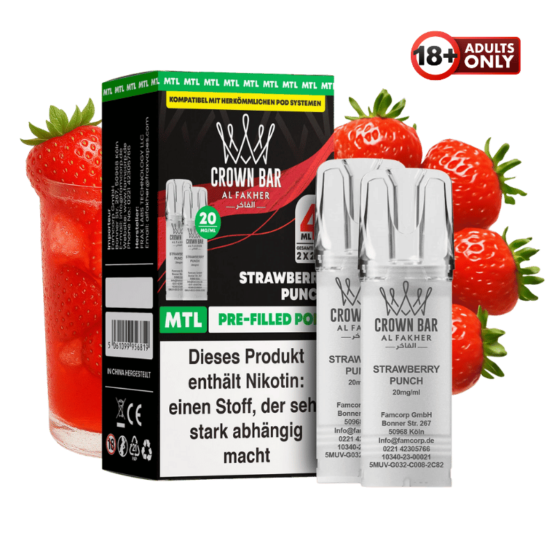 Al Fakher Pods Strawberry Punch - günstig kaufen bei SwiftGoods4u