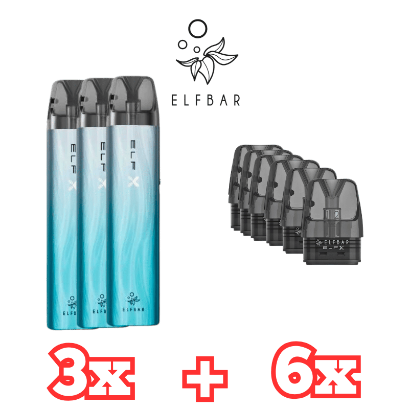 3x Elfbar ELFX Pod - Kit Bundle - 5 Farben - günstig kaufen bei SwiftGoods4u