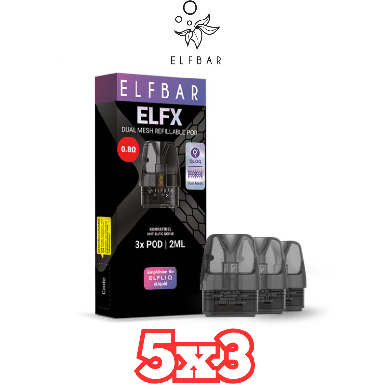 5x Elfbar ELFX Leerpods 3er Packung Bundle - günstig kaufen bei SwiftGoods4u