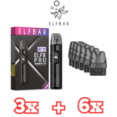 3x Elfbar ELFX Pro Pod - Kit Bundle - 5 Farben - günstig kaufen bei SwiftGoods4u